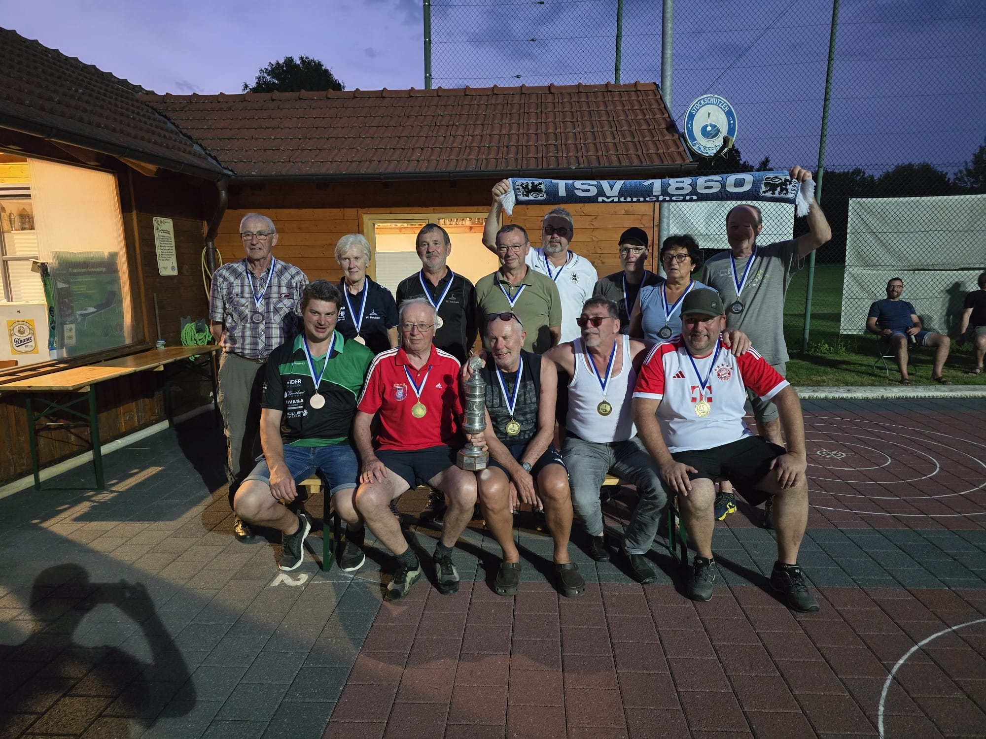 Stockschützen des FC Katzbach